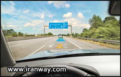 سیستم واقعیت افزوده بر روی شیشه خودروها